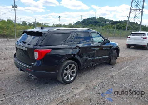 2020 Ford Explorer Platinum z USA, uszkodzony, nr VIN 1FM5K8HC8LGA07086